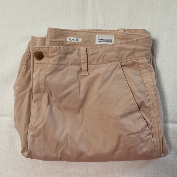 Womens Girl Friend Chino Pants Size 12 Pink - Picture 15 of 16